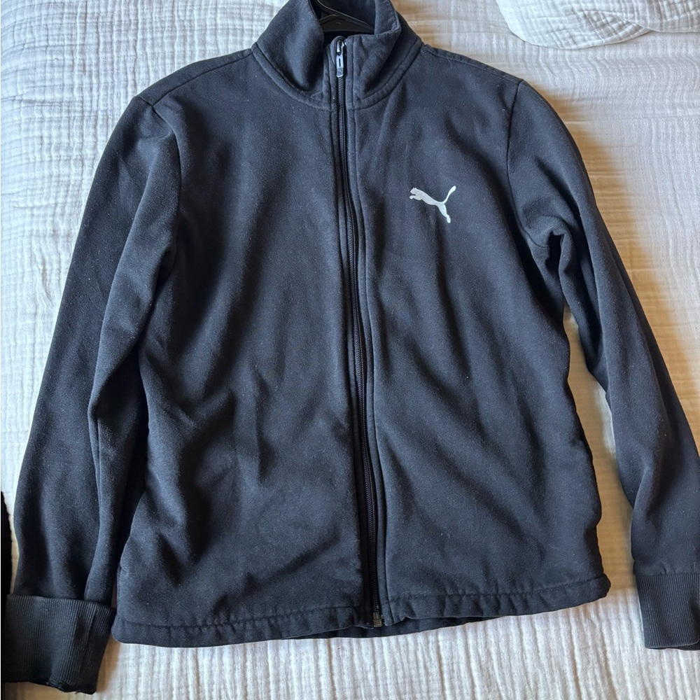 Puma Black Fleece Jacket
